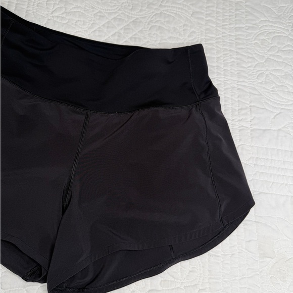 Lululemon Speed Up Short Long High-Rise 4” Black W7BBFT Women’s Athletic - Picture 2 of 7